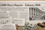 $2,000 Direct Deposit February 2026